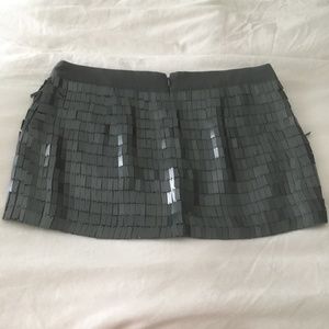Topshop silver shiny mini skirt - NWT